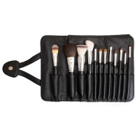 Top Quality Natural Hair Makeup Cosmetic Brush with Magnetic Pouch