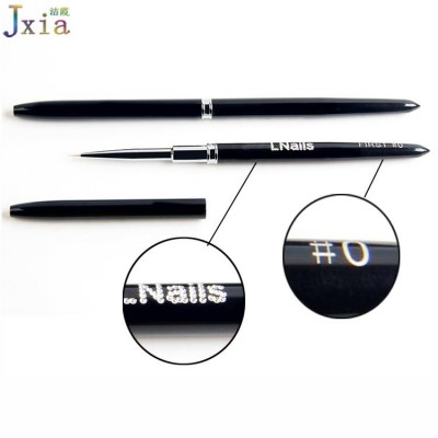 Jiexia New Style Custom Logo Metal Nail Art Detailing Painting Pen Uv Gel Liner Nail Drawing Brush