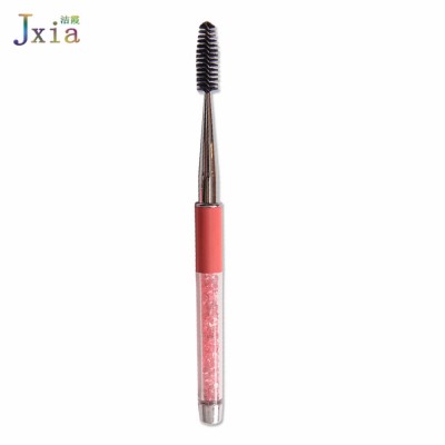 High Quality Reusable Metal Handle Makeup Tool Eyelash Brush Eyebrow Extension Brush